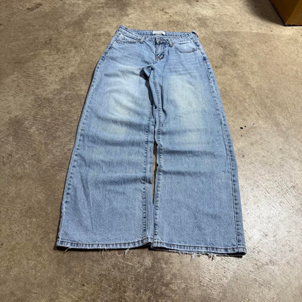 RSQ Low Rise Wide Leg Baggy Jeans